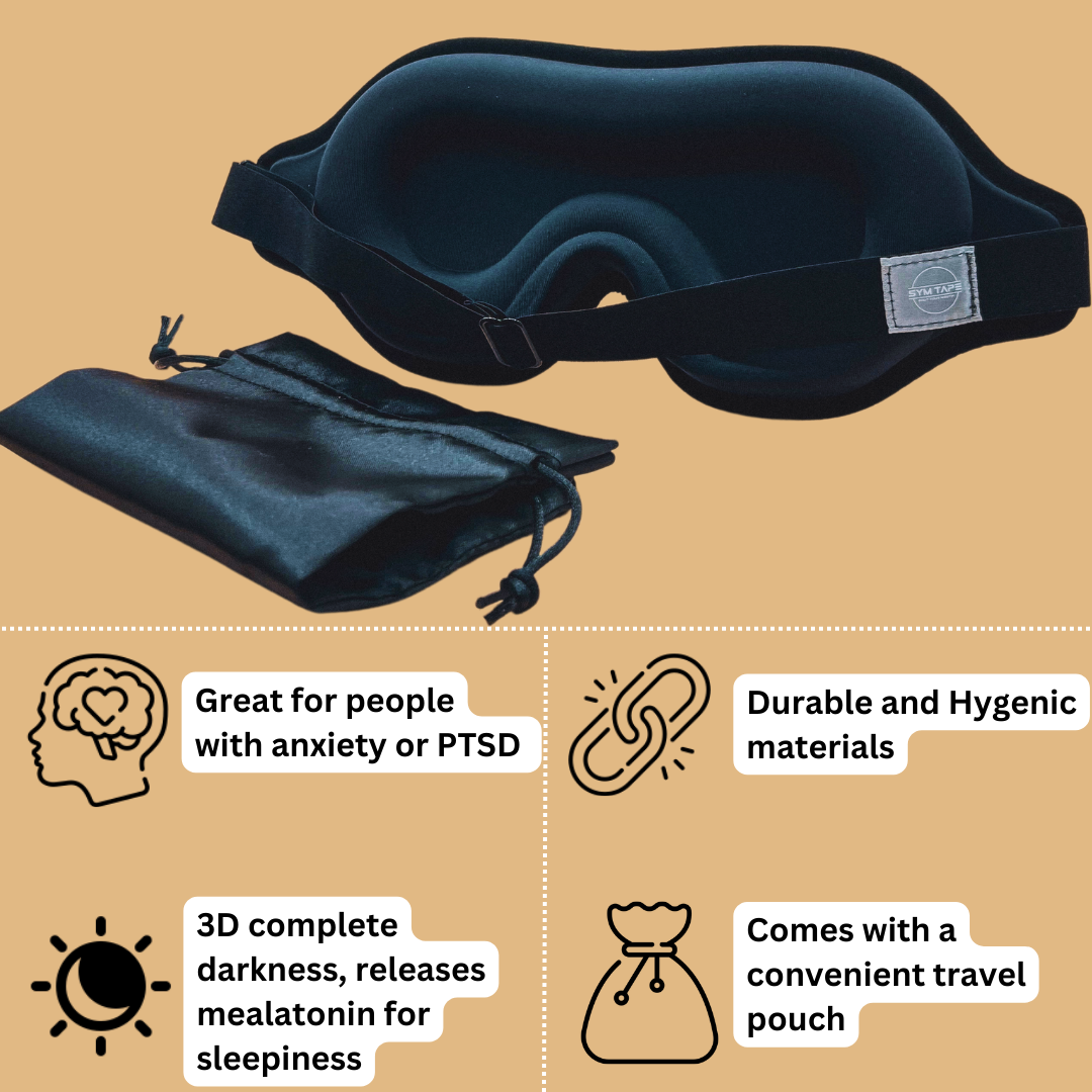 SYM LUXE 3D Blackout Eye Mask